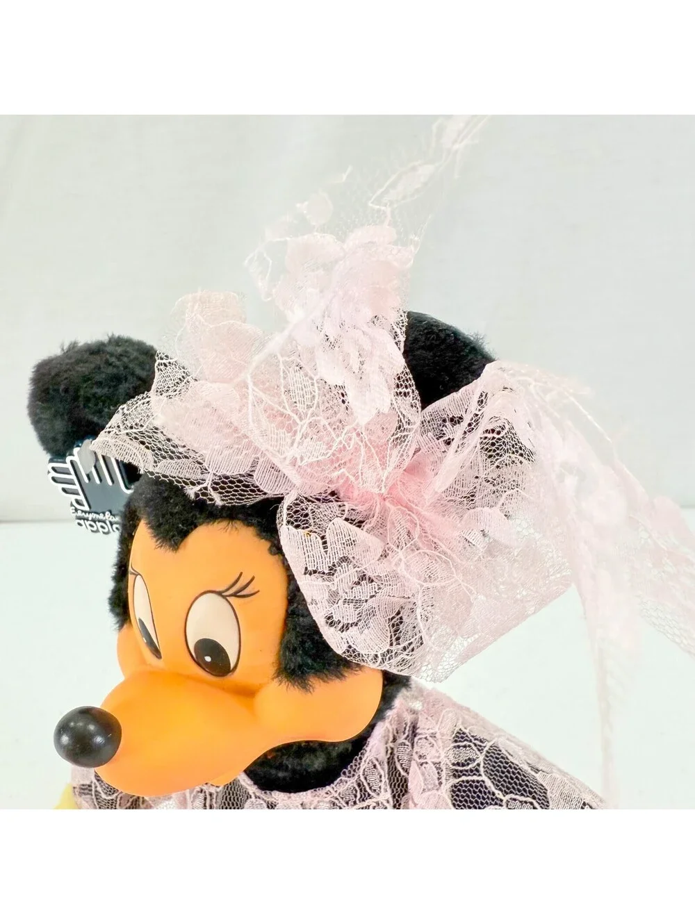 1986 Disney Totally Minnie Doll Applause #8534 Vinyl Head RARE MINI SKIRT & LACE